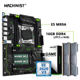 MACHINIST E5 MR9A V1 ATX Motherboard Kit Set With Xeon E5 2620 V3 CPU LGA 2011-3 Processor and DDR4 16GB RAM Memory Combo