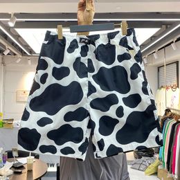 Men's Shorts 2023ss Kapit Men Women Quality Nylon Milk Color Logo Pockets Breeches Casual Sweat