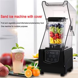 2L Heavy Duty Blender Shaver BPA Free Mute Smoothie Maker Ice blender Noise Cover 21000RPM 1000W Food mixer