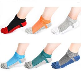 Men's Socks VERIDICAL 5 Pairs/lot Breathable Mans Five Fingers Cotton Good Quality Summer Spring Toe Men Invisible Ankle