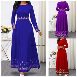 Ethnic Clothing 2023 Indonesia Gown Hijab Bangladesh Plus Size Dress 5XL Dubai Blue Abaya For Women Pakistan Muslim Long Islamic