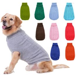 Dog Apparel Cat Winter Clothes Knitted Pet For Small Medium Dogs Chihuahua Hiromi Puppy Sweater Pure