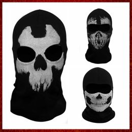 MZZ27 Mayitr Halloween Ghost Skull Motorcycle Balaclava Mask Cycling Full Face Game Cosplay Mask Protection