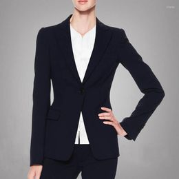 Women's Two Piece Pants Casual Suit High Quality Women's Autumn And Winter Fashion Jacket Black Formal Ladies