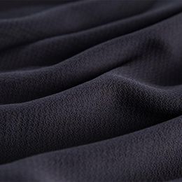 Clothing Fabric Soft Solid Bubble Chiffon Crepe Poly For Dress Black White Pink Red Navy Blue Green Purple By The Metre