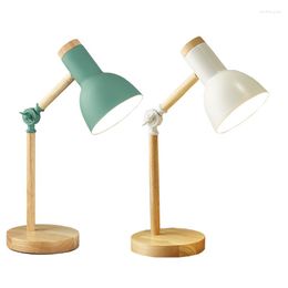 Table Lamps Nordic Ins Small Desk Lamp Study Room Work Student Eye Protection Dormitory Reading Simple Bedroom Bedside