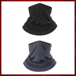 MZZ30 Winter Warm Motorcycle Half Face Mask Cover Balaclava Fleece Neck Gaiter Scarf Riding Skiing Paintball Bicycle Biker Windproof