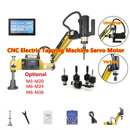 CE CNC M3-M16-M36 Universal Type Arm Electric Tapping Machine Servo Motor Power Tool Metal Working Tap Automatic with ISO Chucks