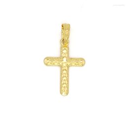 Pendant Necklaces FS Gold Color Plated Cute Jewelry Men Cross Necklace Women For Gift