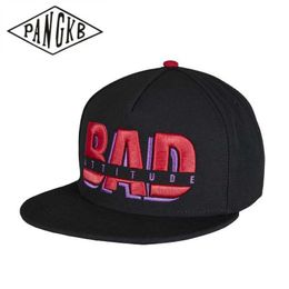 Snapbacks PANGKB Brand Bad Attitude CAP street headwear hip hop snapback hat for men women adult outdoor casual sun baseball cap bone 0105