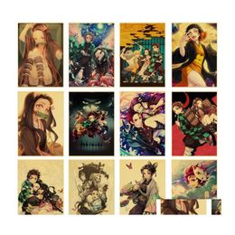 Quadro decorativo Poster Zenitsu Desenho Demon Slayer Arte para