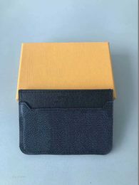 Shopping Bag Wallet Leather Designers Men Credit Card Holder ID Card Case New Passport Cover Holder Travel Original box Dust bag top