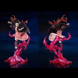 Action Toy Figures Demon Slayer Anime Figure Zero Kamado Nezuko 24CM Kimetsu No Yaiba Action Figure Decoration Collection Toys For Children Gifts T230105