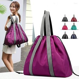 Evening Bags Handbag For Women Rucksack Bag Nylon Yoga Mat Gym Fitness Backpack Sac De Sport Sports Shoulder Drawstring Gymtas