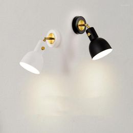 Wall Lamps Modern Led Lights For Living Room Bedroom Corridor Passage Sconce Lamp Rotation Adjustable Bedside Study Reading