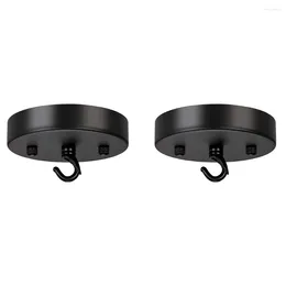 Ceiling Lights 2 Pcs Of Light Ornaments Plates Decors Suction For Home Apartment Coffee Shop