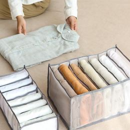 Storage Bags Clothes Box Compartments Foldable T-shirt Pants Clothing Underwear Cabinet Drawer Separation Organisers