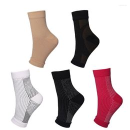 Men's Socks 3pcs Outdoor Sports Unisex Riding Ankle Protector Compression Pressure Anti Fatigue Foot Sleeve