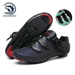 Cycling Footwear Luminous Racing Road Bike Shoes Self-Locking MTB Bicycle Sneakers Men Breathable Professional Mountain Sports