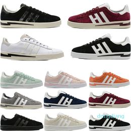 Striped Women Men Shoes Lace-up Sneaker Vintage Trainer Fashion Shoe Suede Leather Sneakers Low-top Trainers Luxury Designer Invincible Mens Womens Sports Runner