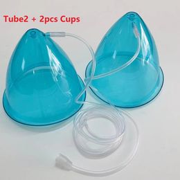 For Butt Shaping Lift Treatment Buttock Breast Enlargement Vacuum Suction Machine Massager 21 CM King Size Suction Blue XXL Cups