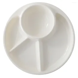 Plates Divided Plate Servingtray Dishdinner Compartment Trays Breakfast Salad Dessert Portion Fruit Appetiser Platter