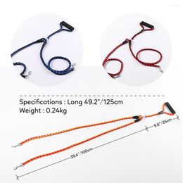 Dog Collars Pet Walking Leash Jogging Nylon Braided Belt 1 25m Long Leashes Band Traction Rope Foam Handle Double Lanyard Supplies