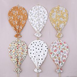 Decorative Figurines Cute Printed Cotton Balloon Wall Hanging Ornaments Nordic Nursery Room Decoration Born Baby Bedroom Pography Props