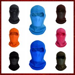 MZZ15 Winter Warm Motorcycle Windproof Face Mask Motocross Face masked Cs Mask Outdoor Warm Bicycle Thermal Fleece Balaclava