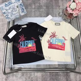 Sommer-Kinder-Designer-T-Shirts, modische Kinderkleidung, kurzärmelige Herren-T-Shirts mit Rundhalsausschnitt, lockerer Buchstabendruck, Mädchen-Tops, Hip-Hop-T-Shirts, Luxusmarke im 17-Stil