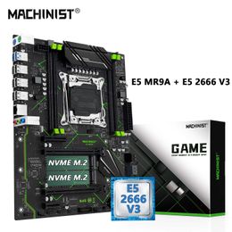 Machinist Kit E5 MR9A Motherboard combo Set With LGA 2011-3 Xeon E5 2666 V3 CPU Processor Support DDR4 RAM Memory ATX NVME M.2