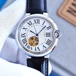 Flywheel Watch Mens Automatic Mechanical Watches Sapphire 42MM Designer Business Wristwatch Montre de Luxe