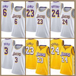 2023-2024 LeBron James Basketball Jersey 0 6 23 7 Russell Westbrook City Carmelo Anthony Men Davis CityLos Angeles''Lakers''8 24 Player Name Black Mamba Mens