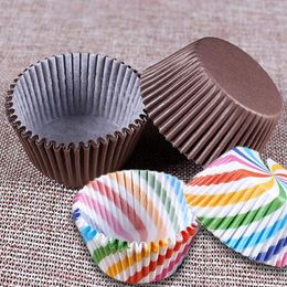 Baking Tools 100PCS Muffin Cupcake Paper Cups Cake Forms Liner Box Cup Case Party Mold Oil Resistant