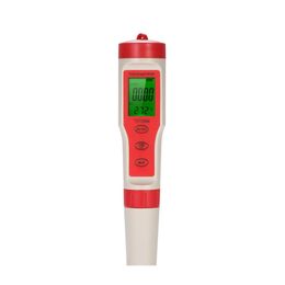 Ph Meters 4 In 1 Digital Water Quality Tester Pen Type Meter Professional Aciter / Tds Ec Temp Monitor Drop Delivery Office School B Dhhmq