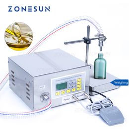 ZONESUN ZS-GP631 Filling and Weighing Machine Semi Automatic Single Head Lubricating Edible Essential Oil Gear Pump Filer