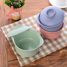 Bowls Storage Bowl Unique Design Soup Container Plastic Nice-looking Reusable Unbreakable Lightweight With Handle