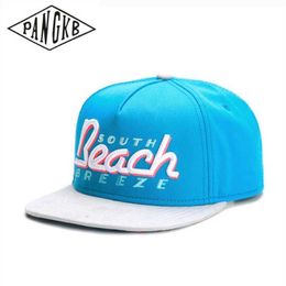 Snapbacks PANGKB Brand Breeze Cap fashion hip hop sky blue headwear snapback hat for men women adult outdoor casual sun baseball cap 0105
