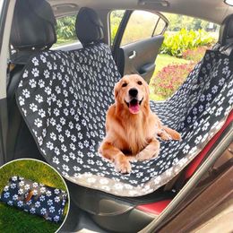 Dog Car Seat Covers Pet Waterproof Mat Carriers Cover Pets Cat Backseat Protector Print Design For Carrier Hammock