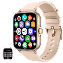 Smart Watch Full Touch Screen SmartWatch per telefoni Android e iOS compatibile Fitness Tracker con cuore