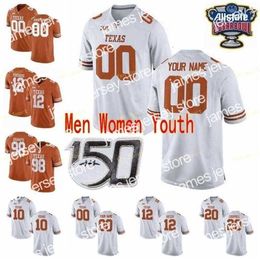 American College Football Wear Thr NCAA College Jerseys Texas Longhorns 8 Shipley 80 Brayden Liebrock 81 Sam Acho 84 Kennedy Lewis Marquise Goodwin Custom Football