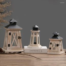 Candle Holders Hanging Modern Wood Outdoor Nordic Table Wedding Accessories Lantern Aesthetic Portavelas Home Decoration
