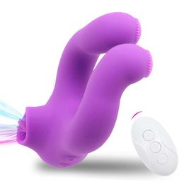 NXY Vibrators Couple Sucking Vibrator Testicle Penis Ring Clitoral Nipple Stimulator Soft Silicone Massage Perineum Suitable for Adult Sex Toy