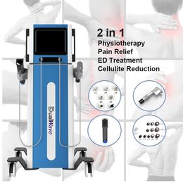 2 in 1 Home Massage Service Pneumatic Shock Wave Pain Relief Physiotherapy Machine ED Treatment Erectile Dysfunction Shockwave Physical Therapy Clinic Equipment