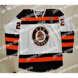 College Hockey Wears Thr Oregon State Beavers Hockey Jersey Embroidery Stitched Customise any number and name Jerseys