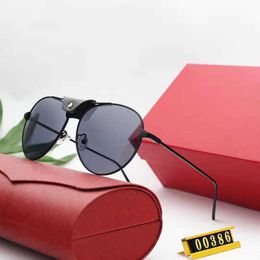 Black Women Designer Sunglasses Trendy Retro Sunglass for Men Vintage Classic Leather Middle Beam Sun Glasses Luxury Brand Pilot Eyewear good