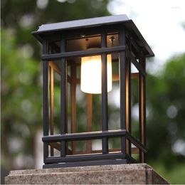 Wall Lamp Solar Stigma Lawn Garden Light Landscape Courtyard Home Waterproof Outdoor Doorpost Led LU8091845