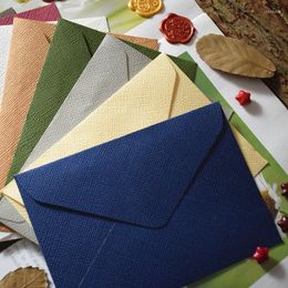 Gift Wrap 20pcs/pack C6 Paper Envelopes Retro Texture Western For Wedding Party Invitation Greeting Cards