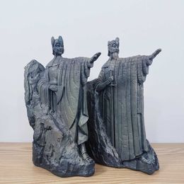 Action Toy Figures 26cm The Argonath Anarion craft action figures Gate of Kings statue toys collection model home bookshelves decoration T230105