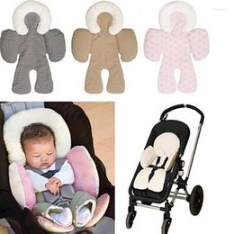 Stroller Parts Baby Cushion Mats Car Seat Accessories Head Support Belt Shoulder-sided Protective Cover Neck Pad Mattress Liner